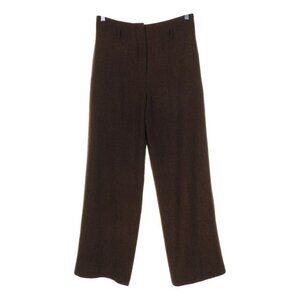 Victorias Secret Moda Int Womens Pants Size 10 Wide Leg Wool Blend Lined Brown